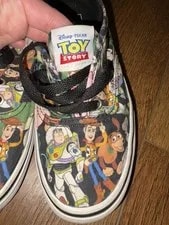Vans X Toy Story Pixar Buzz Woody Andy Shoes ’S 5 ’S 6.5 Disney 3