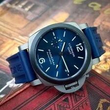 Panerai Luminor GMT Blue Dial 42mm Titanium Case w/Carbotech PAM01279 PAM 1279 3