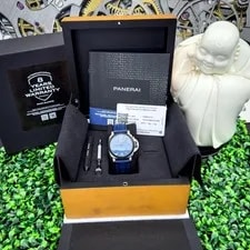 Panerai Luminor GMT Blue Dial 42mm Titanium Case w/Carbotech PAM01279 PAM 1279 4