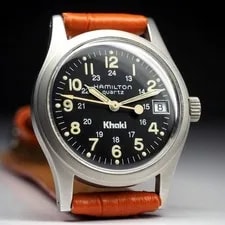 Hamilton — Hamilton Khaki Quartz Military Watch Timepiece Authentic Genuine — Watch — resale