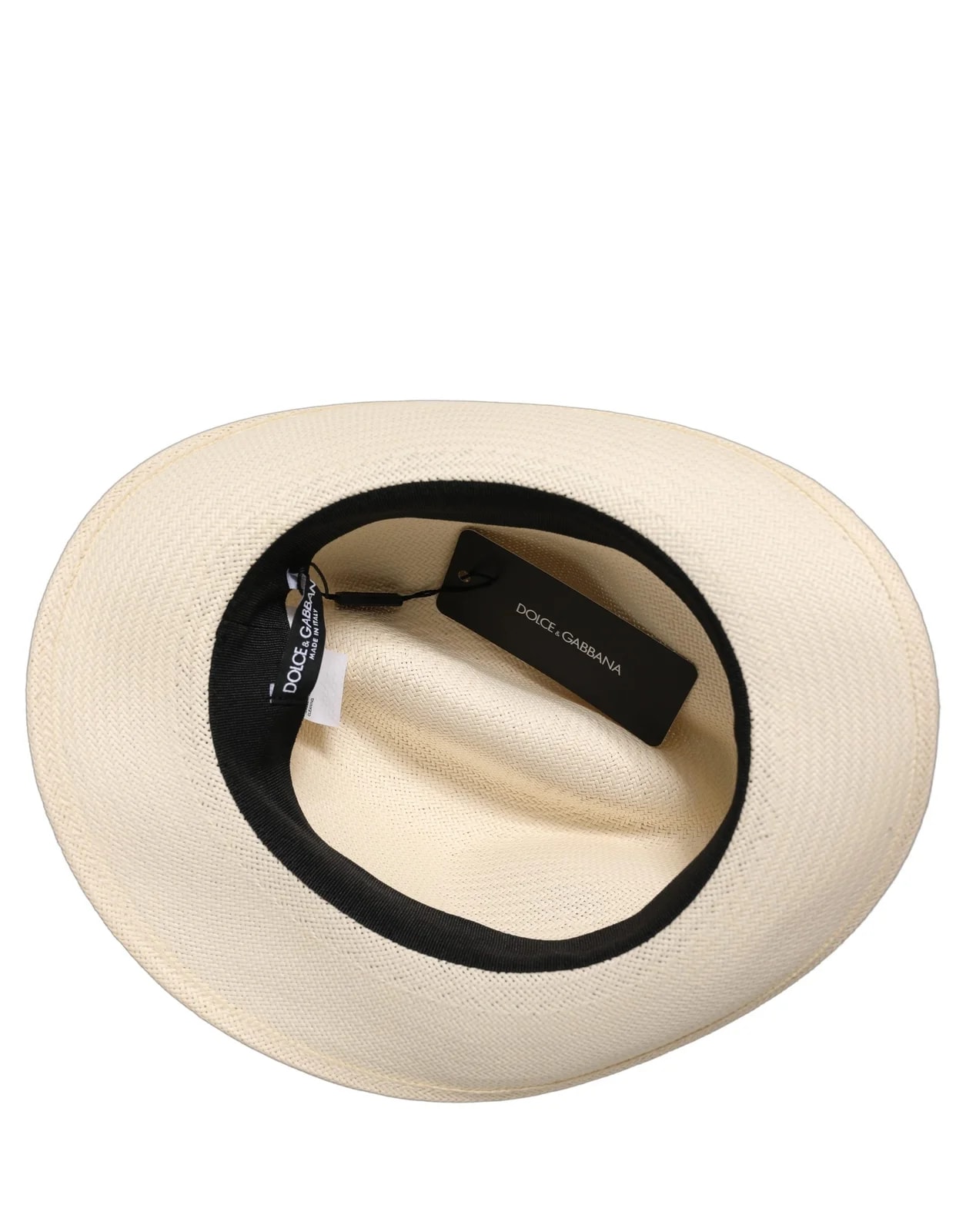 Dolce & Gabbana — Dolce & Gabbana Paper Straw Fedora Panama Capello Hat — Accessory — resale