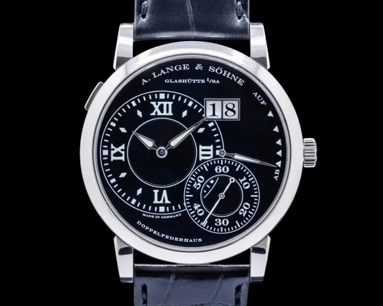 Worldofluxuryus — A. Lange & Söhne Grande Lange 1 Luminous 18K White Gold ’s — Watch — resale