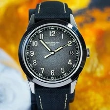 Patek Philippe Calatrava 5226G 18K White Gold Charcoal Black Gradient Dial 40mm 2