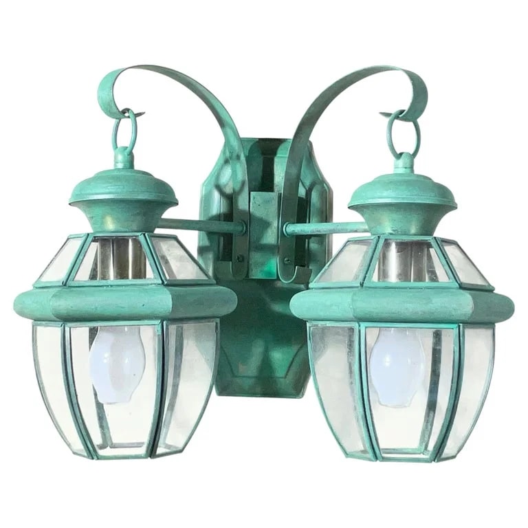 2- Outdoor Wall Lantern -15” W X 12”H X 8”H — lighting — resale