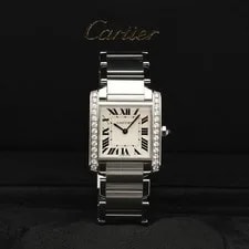 Cartier Tank Francaise Medium Steel W4TA0009 Diamond 135378780 2