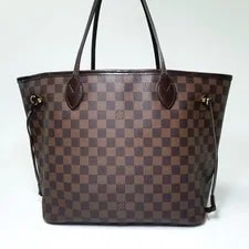 Tariff Free Auth Louis Vuitton Neverfull N51105 Dust CLA674 3