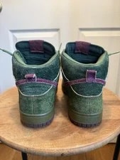 Nike SB Dunk Hi "Skunk" 2010 / / Size 9. No Box/XtraLaces 4