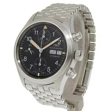 IWC Mechanical Flieger IW370607 Automatic Chronograph Black Dial F/S 2