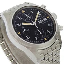 IWC Mechanical Flieger IW370607 Automatic Chronograph Black Dial F/S 3