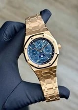 Audemars Piguet — Audemars Piguet Royal Oak Perpetual Calender Blue Preowned 26574OR.OO.1220OR.02 — Watch — resale