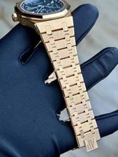 Audemars Piguet Royal Oak Perpetual Calender Blue Preowned 26574OR.OO.1220OR.02 4