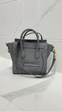 Celine — Celine Luggage Baby Grainy - / Kohl — Handbag — resale