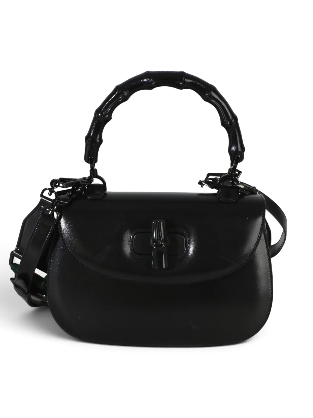 Gucci — Gucci Monochromatic Medium Bamboo 1947 Top Handle — Handbag — resale