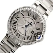 Cartier Bezel Diamond Ballon Bleu 33mm Automatic Steel 155346549 2