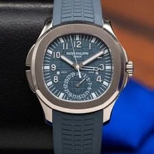 Patek Philippe Aquanaut Travel 5164G Time Blue Dial White Gold 5164G-001 (2024) 4