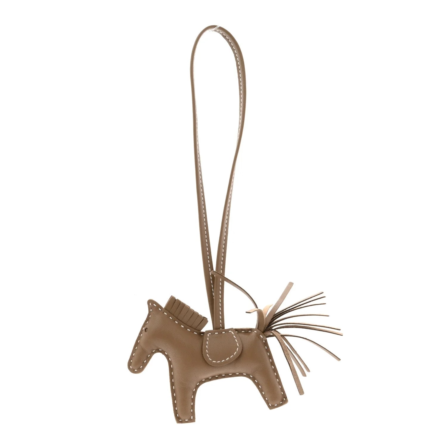 Hermès — Milo Grigri Rodeo Horse Bag Charm Etoupe — Accessory — resale