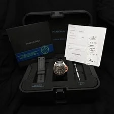Panerai Submersible PAM00974 974 1950 Goldtech 3 Days Rose Gold Black Dial 42mm 3