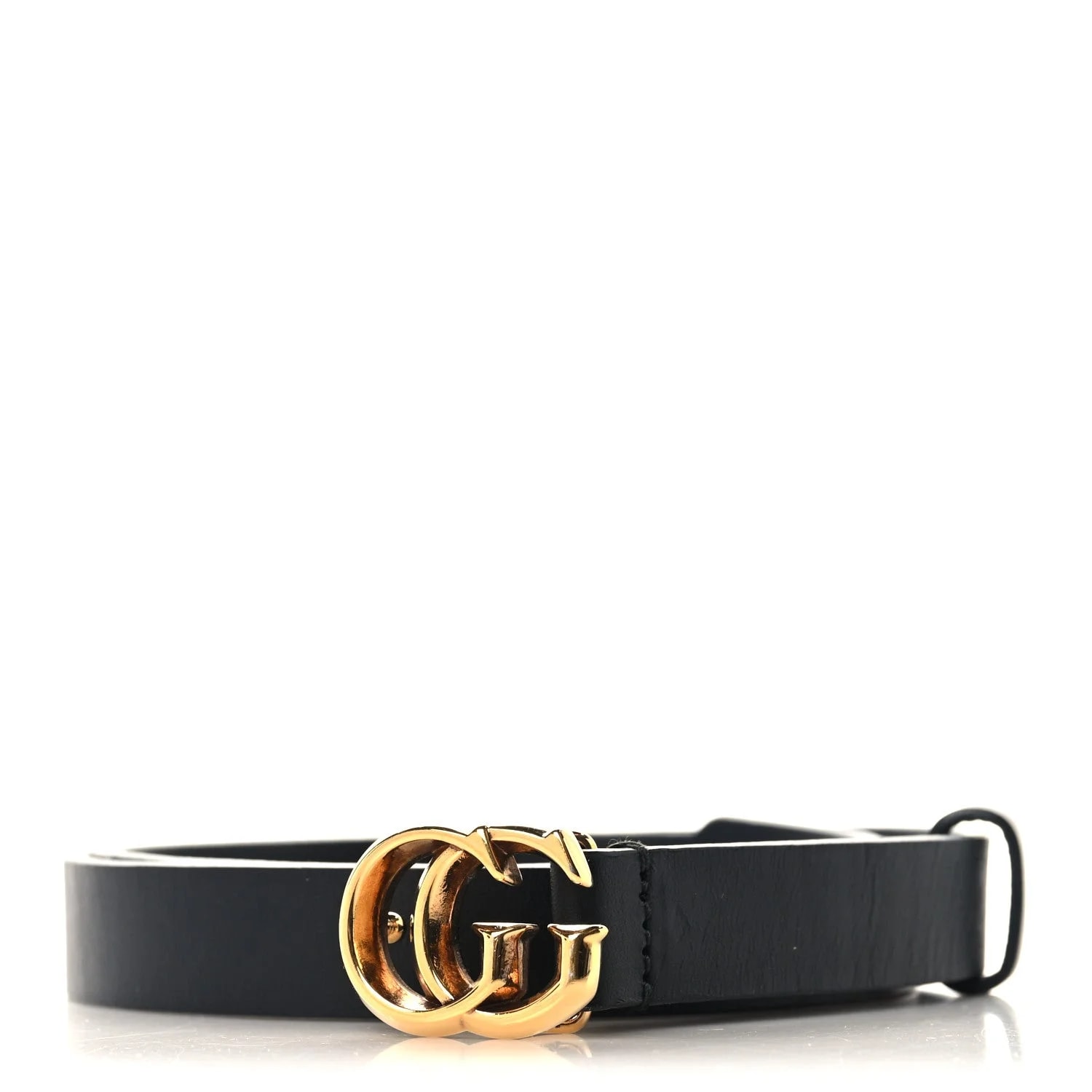 Gucci — Double G 20mm Slim Belt 75/30 — Accessory — resale