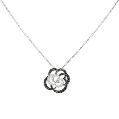 Chanel — Chanel Fil de Camélia , Small Model, in White Gold and Diamonds — Jewelry — resale