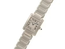 Cartier Tank Francaise SM W51008Q3 Stainless Steel 20mm White Dial #DW1775 2