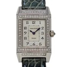 Jaeger-LeCoultre — Jaeger-LeCoultre Reverso Duetto 266.3.44 Gold Factory Diamond 2YEARWARNTY #524-1 — Watch — resale