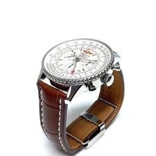Breitling White Navitimer B04 GMT 48mm AB044121 4