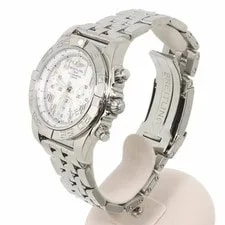 Breitling Chronomat 44 AB0110 Chronograph White Shell Dial 3