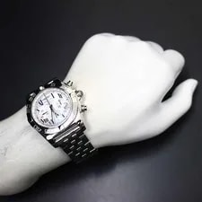 Breitling Chronomat 44 AB0110 Chronograph White Shell Dial 4