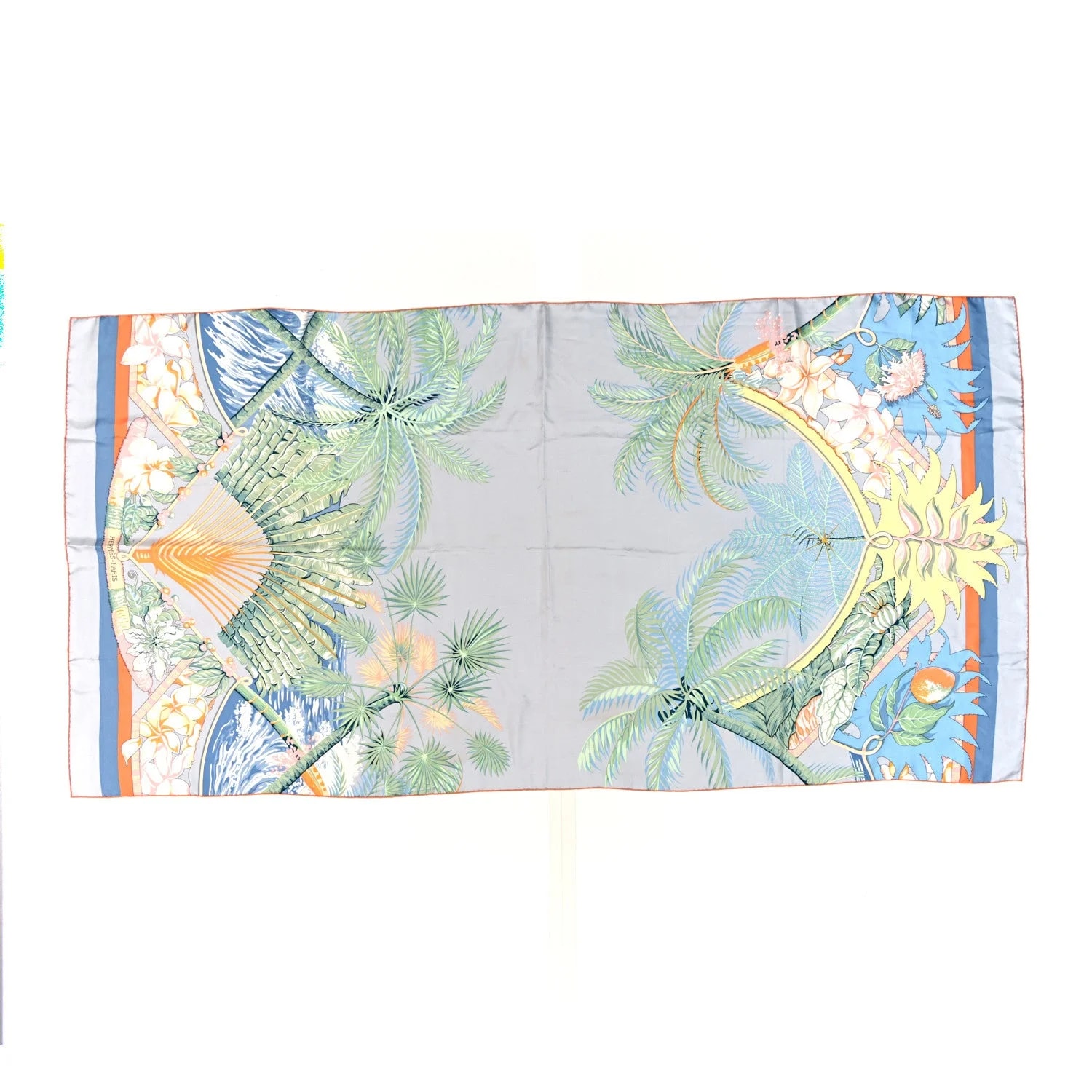 Hermès — Aloha Rectangle Scarf Amande — Accessory — resale