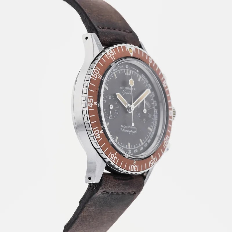 Wittnauer Chronograph, Stainless Steel 7004A 4