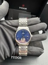 2026 Tudor 1926 Luna 39mm Steel Moon Phase Blue Dial M91560-0002 3