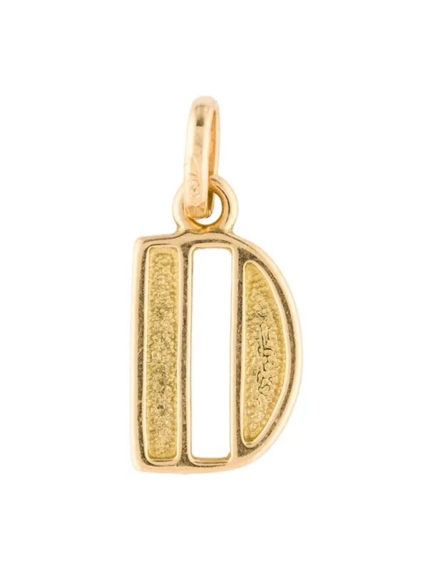 18K Initial 'D' Charm — Jewelry — resale