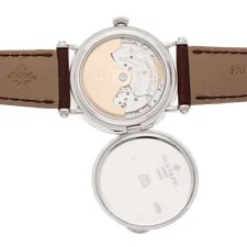 Patek Philippe Calatrava Officer White Gold Auto 36mm Strap 5053G-001 4