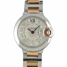 Cartier — Cartier Ballon Bleu 28mm WE902030 Quartz 11P Diamonds Silver Dial — Watch — resale