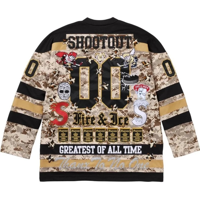 Supreme — Supreme Fire & Ice Patches Hockey Digital Camo — streetwear — resale