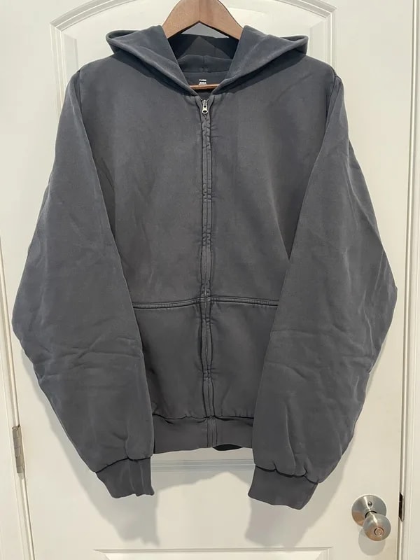 Yeezy Gap Zip Up Hoodie Poetic Black XL 4