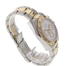 Rolex Daytona 16523 40mm K18 YG SS White Dial Automatic Chronograph Box #KN027 3