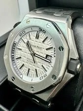 Audemars Piguet Royal Oak Offshore Diver Silver Dial 15710ST Box & Papers 2016 4