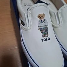 9.0US Ralph Lauren Shoes Polo Bear Embroidery Slippers Limited Edition Vhtf 2