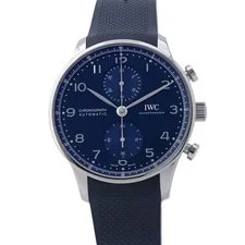 IWC — IWC Chronograph Portugieser IW371606 Stainless Steel / Rubber 41mm #TZW1374 — Watch — resale