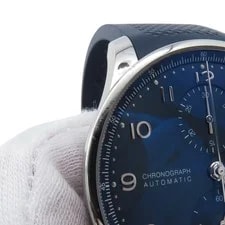 IWC Chronograph Portugieser IW371606 Stainless Steel / Rubber 41mm #TZW1374 4