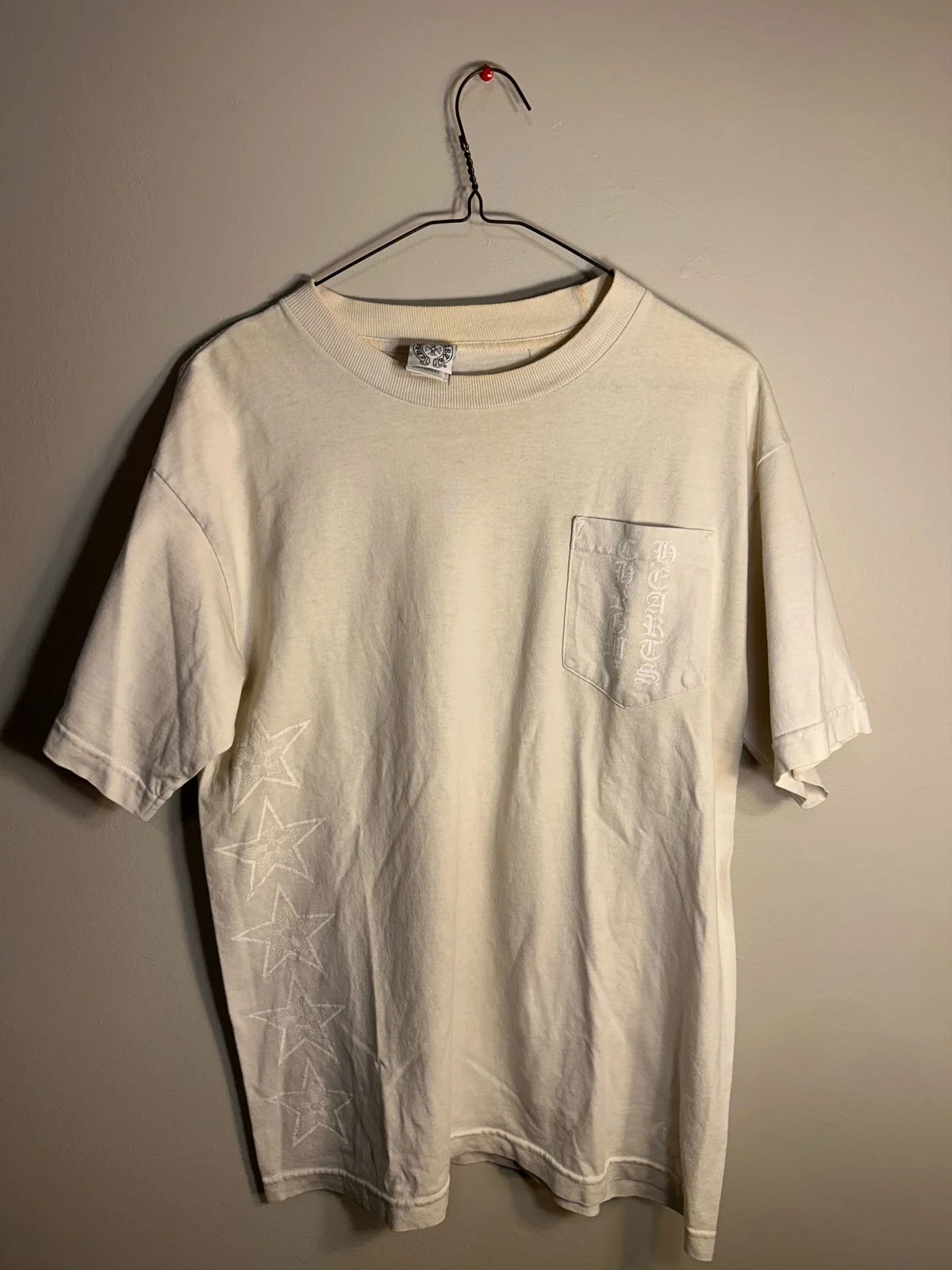 Chrome Hearts — Hearts 5 Star Short Sleeve T-Shirt — streetwear — resale