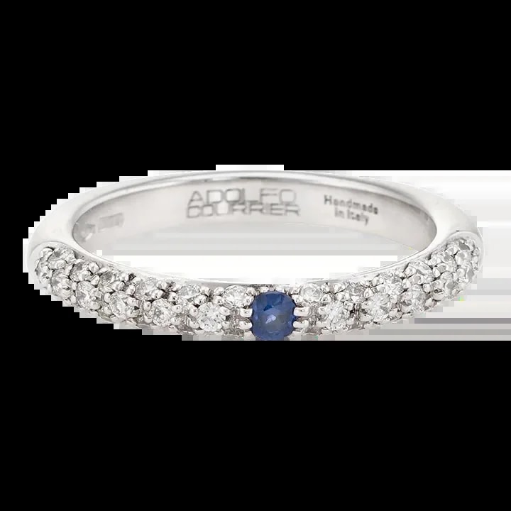 Adolfo Courrier Pave Stacking 18 Karat Jewelry Size 5.5 — Jewelry — resale