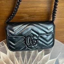 Gucci GG Marmont Mini V-Quilted Crossbody/ Duty Paid 2