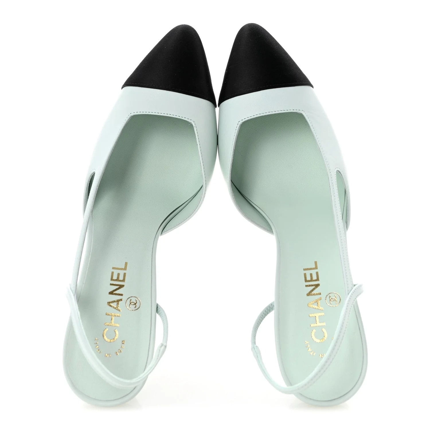 Embossed Cap Toe Slingback 40 Light 2