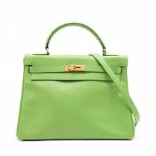 Hermès — Hermès Kelly 32 le Tournay Gulliver Apple Metal Fittings Z: 1996 — Handbag — resale