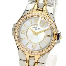 Patek Philippe Sculpture Diamond Bezel Watches 4891/1 Stainless Steel/SSxK18... 3