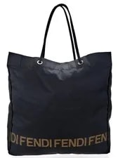Fendi — Authentic Fendi Soft Shopper + Matching Pochette Italy — Handbag — resale