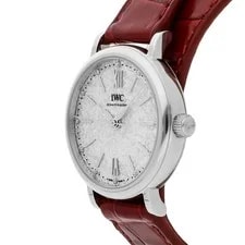 IWC X Comme Moi Portofino Steel Auto 34mm Diamond Double Strap IW3574-10 2