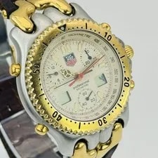 Tag Heuer Professional Ayrton Senna Model Cg1123 Digital Analyzer 2